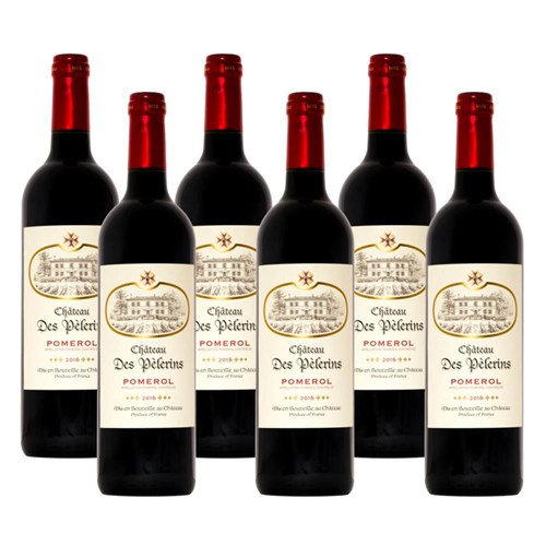 Case of 6 Chateau Pelerins Pomerol 75cl Red Wine